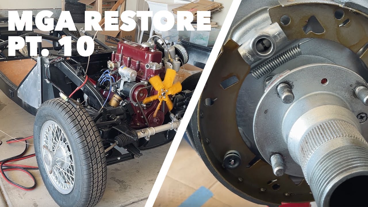 MGA Restoration Part 10 | Rear Brakes & Axle Installation