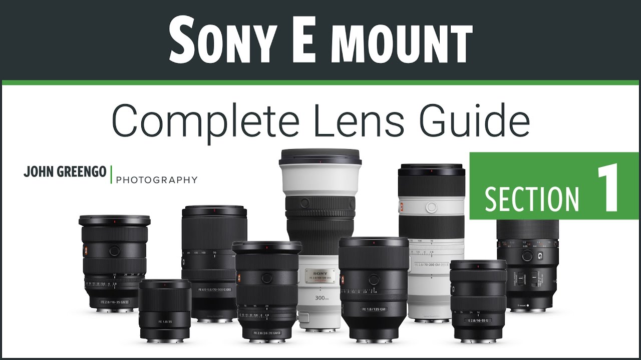 Mastering Sony E-mount lenses & 3rd party options