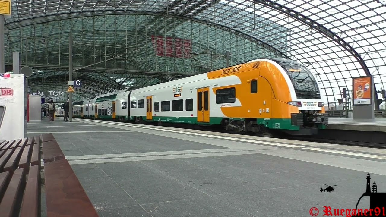 [HD] Bahnhofs Atmo Geräuschkulisse Berlin Hauptbahnhof