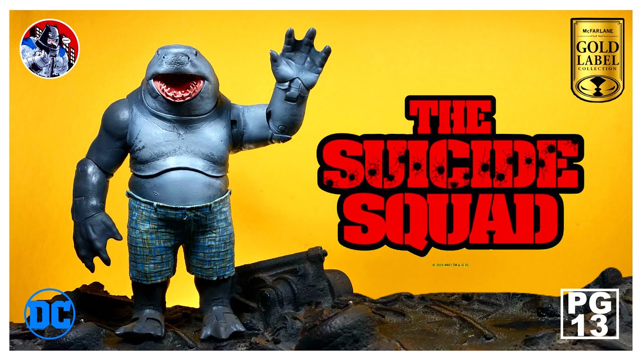 McFarlane Toys | KING SHARK: Suicide Squad | DC Multiverse GOLD LABEL | Video en Español