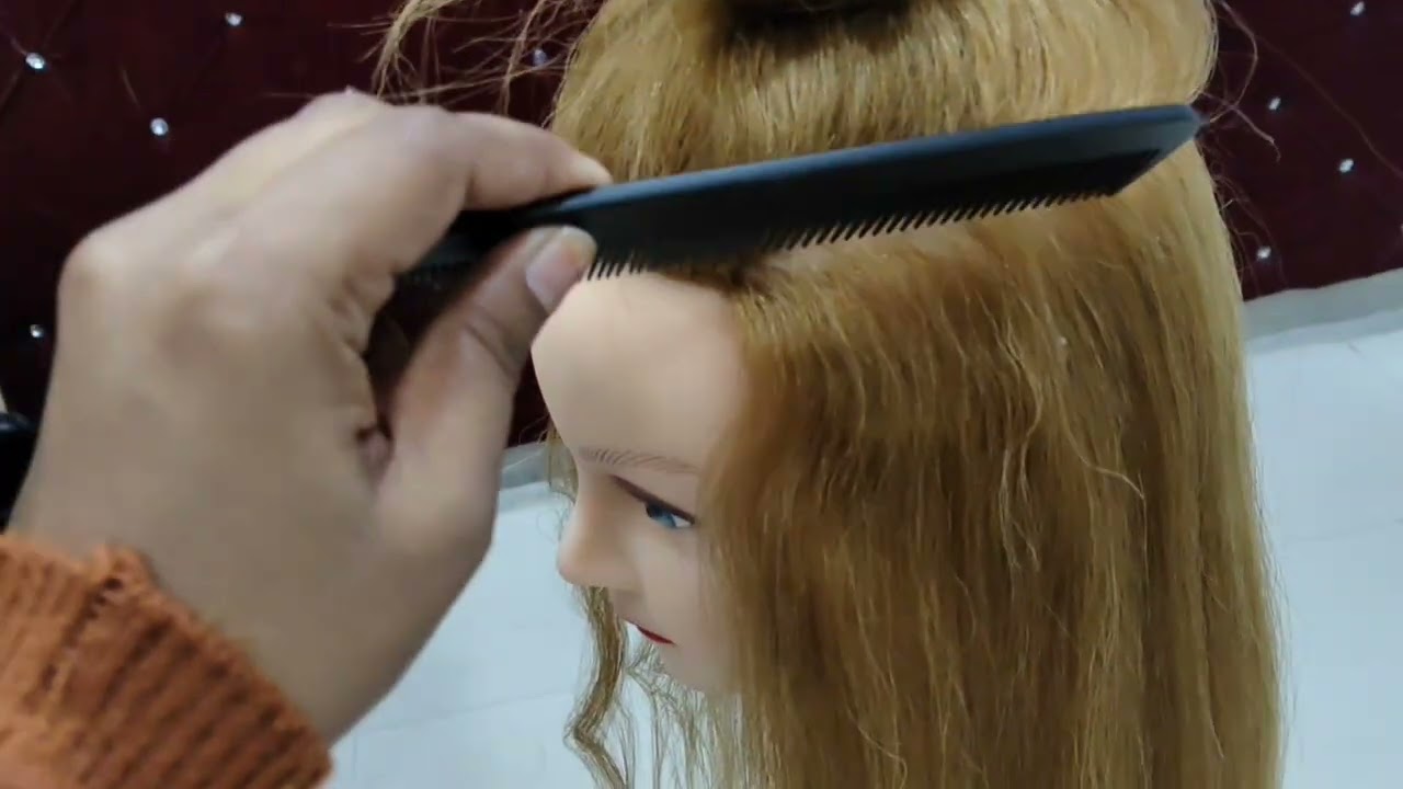 Deep U shape hair cut 