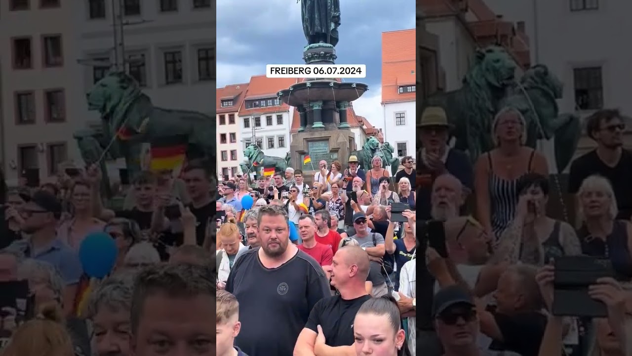🇩🇪 06.07. #Freiberg - 2'400 Menschen beim #AfD B&uuml;rgerdialog!