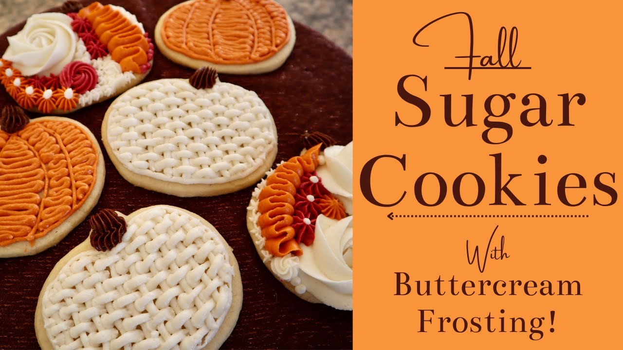 Sugar Cookies With Buttercream Frosting | Beginner Sugar Cookie Decorating