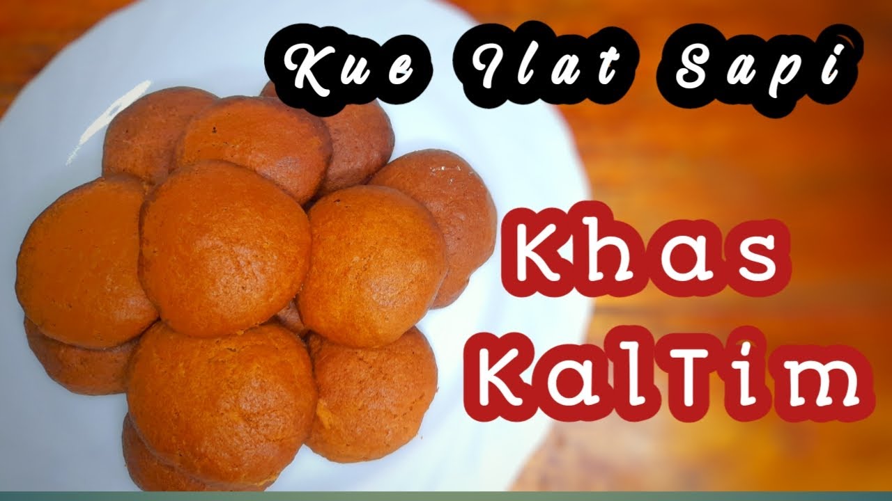Kue Tradisional Kaltim chewy lembut di dalam | Kue Ilat Sapi | Tanpa Mixer