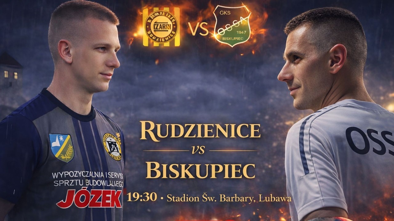 MECZ NA ŻYWO - LZS CZARNI Rudzienice vs GKS OSSA Biskupiec - XVI Kolejka