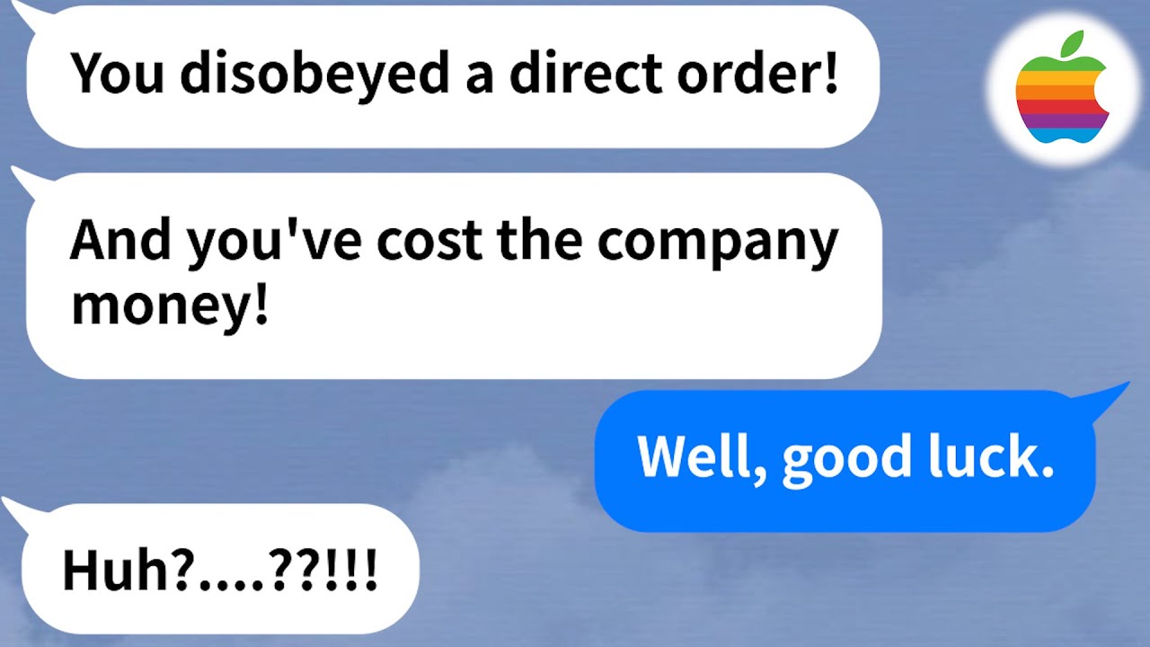【Apple】Fired for missing a meeting... because I was helping someone who had a heart attack!!