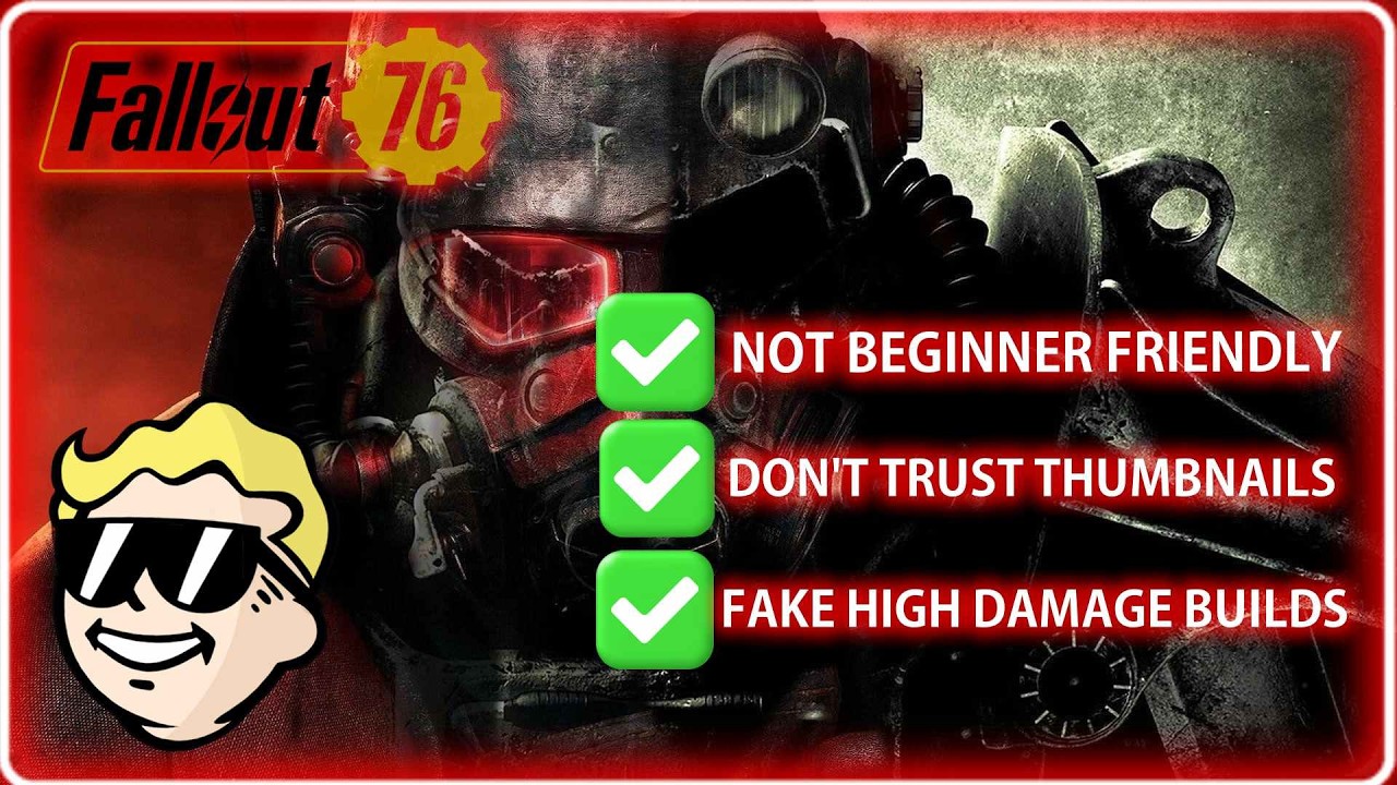 EXPOSING THE TRUTH behind Fallout 76 Build Videos and WHY I QUIT making them. - Fallout 76