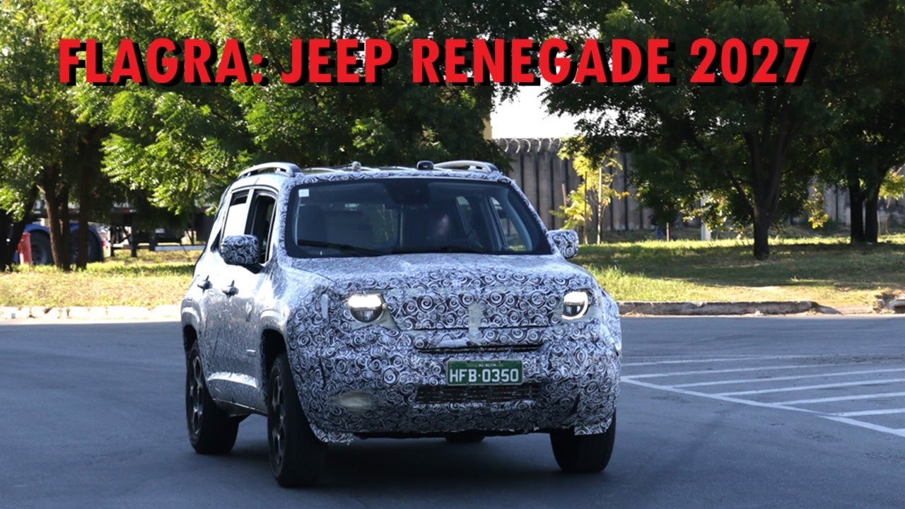 FLAGRA: JEEP RENEGADE 2027 SERÁ REESTILIZADO E TERÁ SISTEMA HÍBRIDO | AUTOS SEGREDOS