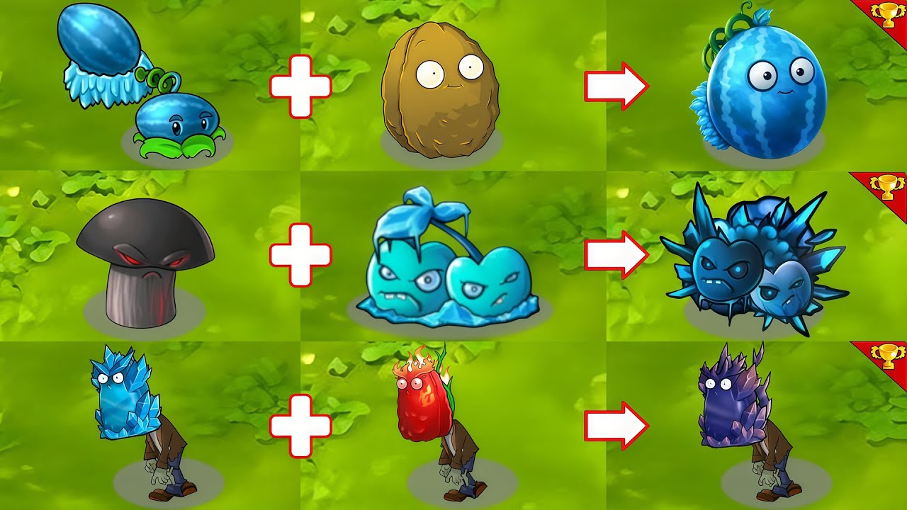 PVZ Fusion 3.2 New Plants - 1 Plant Fusion vs 300 Obsidian Tall-nut Zombie - Who will win?