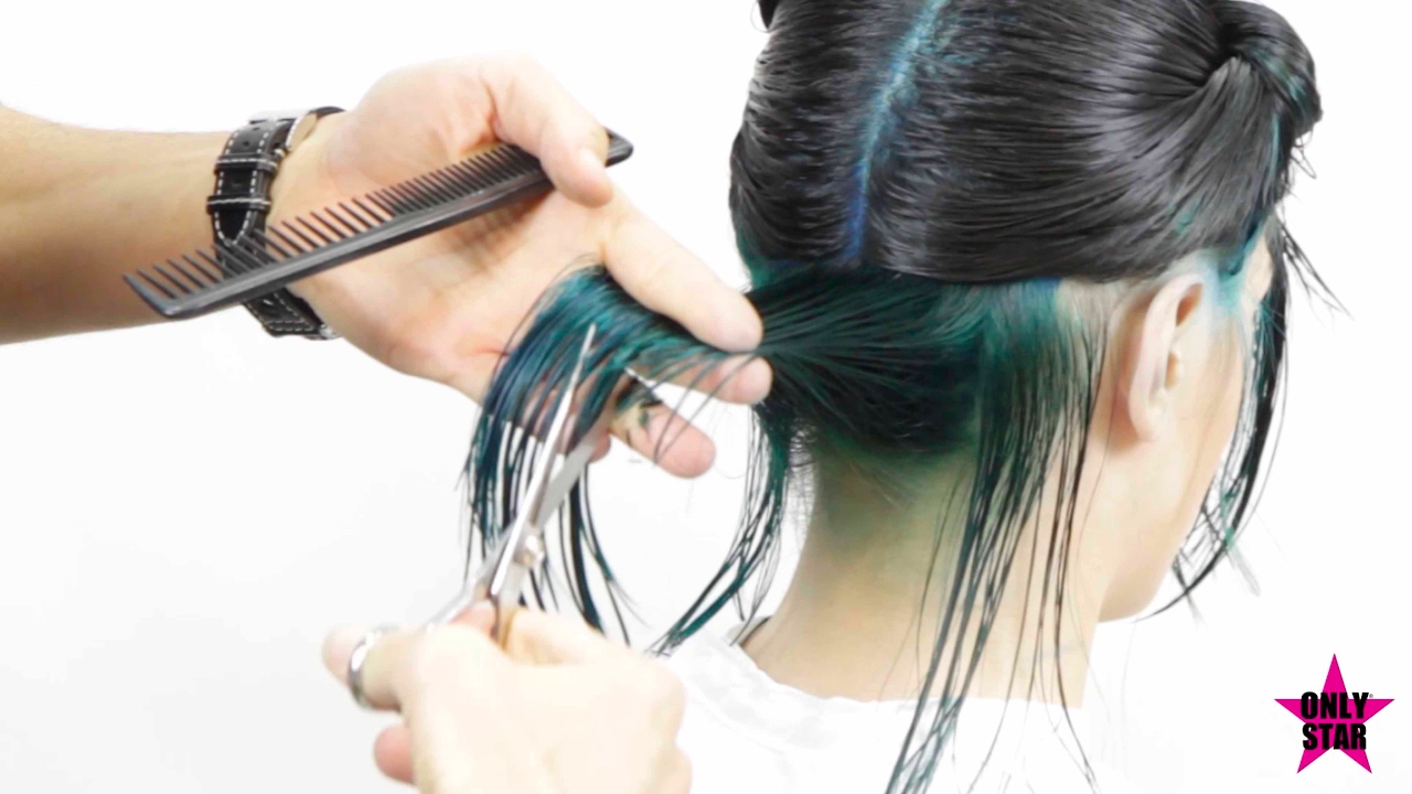 haircut women 2017 - Green Double effect - Caos for Only Star #1