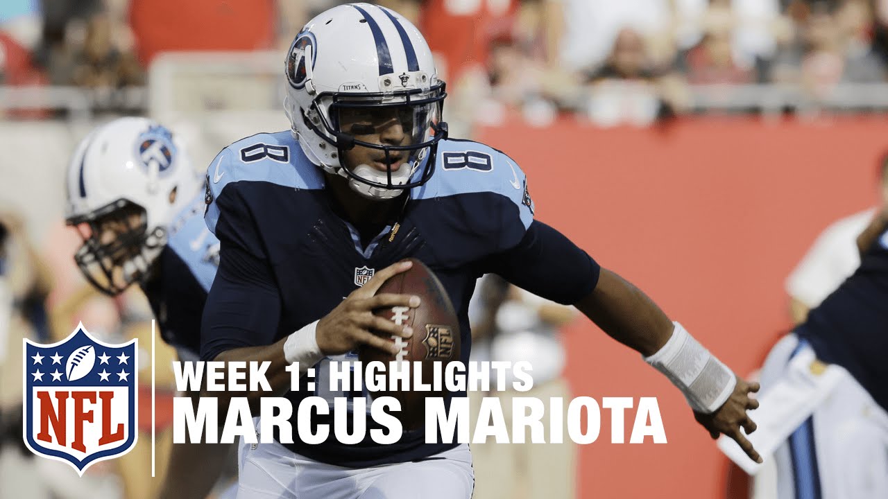 Marcus Mariota Highlights (Week 1) | Titans vs. Buccaneers | NFL