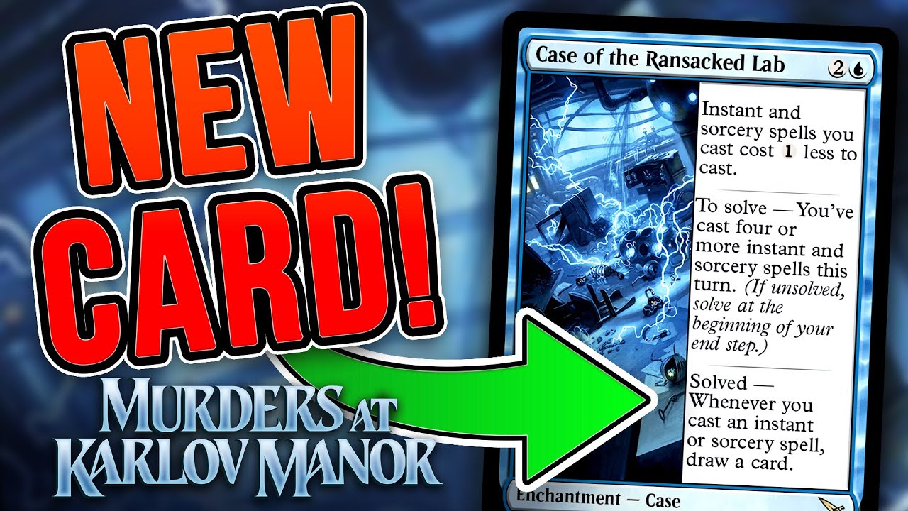 🔴 NEW CARD 🔴 Case of the Ransacked Lab in Modern Gifts Storm — Karlov Manor | Magic: The Gathering