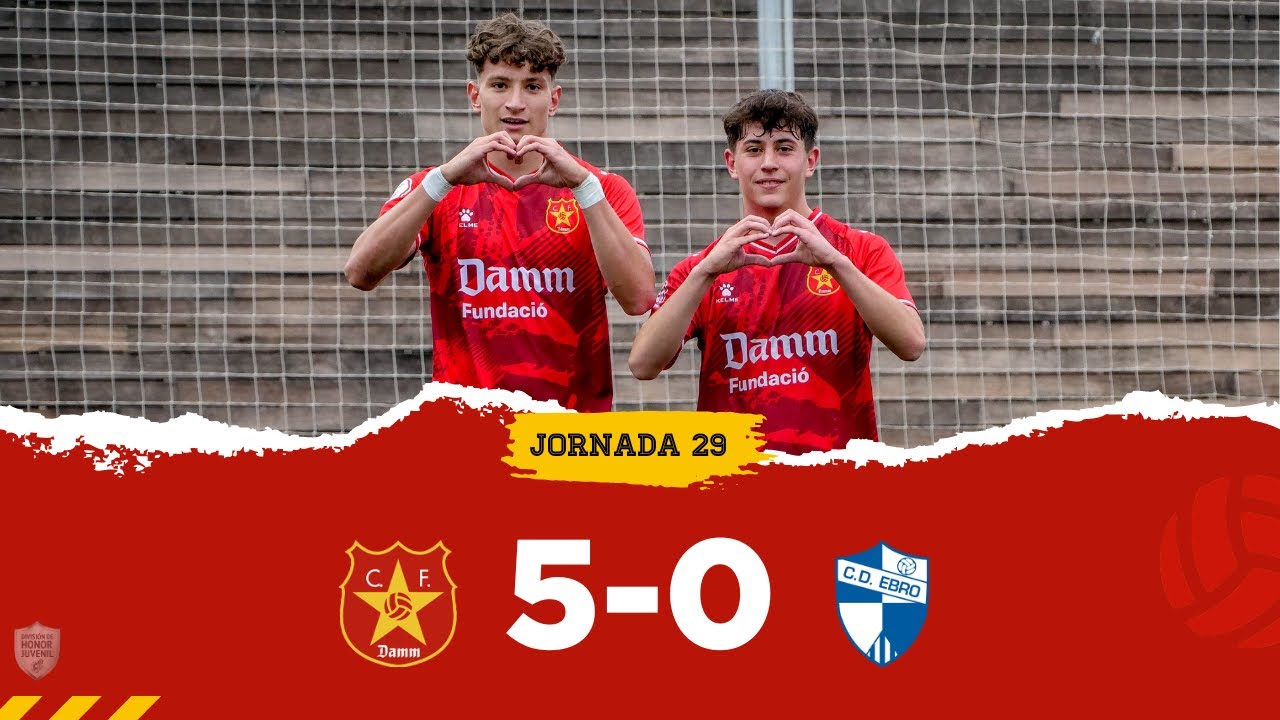 JUVENIL A CF DAMM 5-0 EBRO