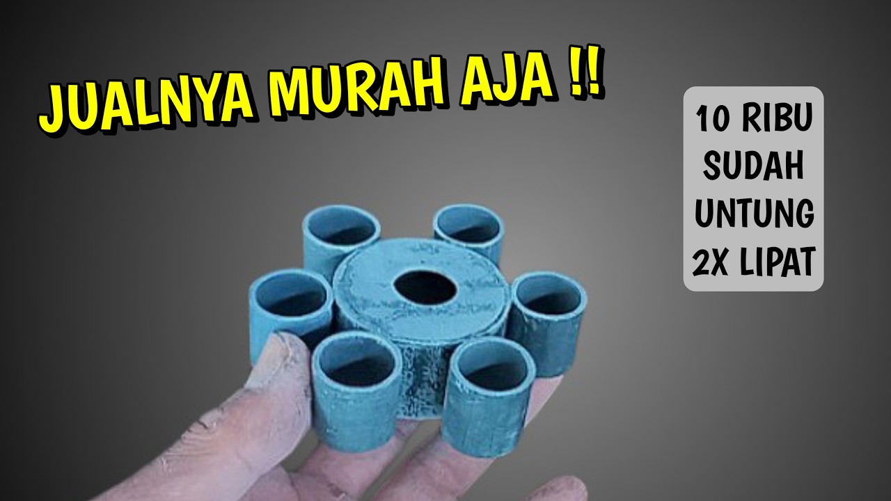 SINI SAYA AJARKAN MENGHASILKAN UANG DENGAN MUDAH ⁉️ Ide kreatif dari pipa PVC #ideusaha #pvc