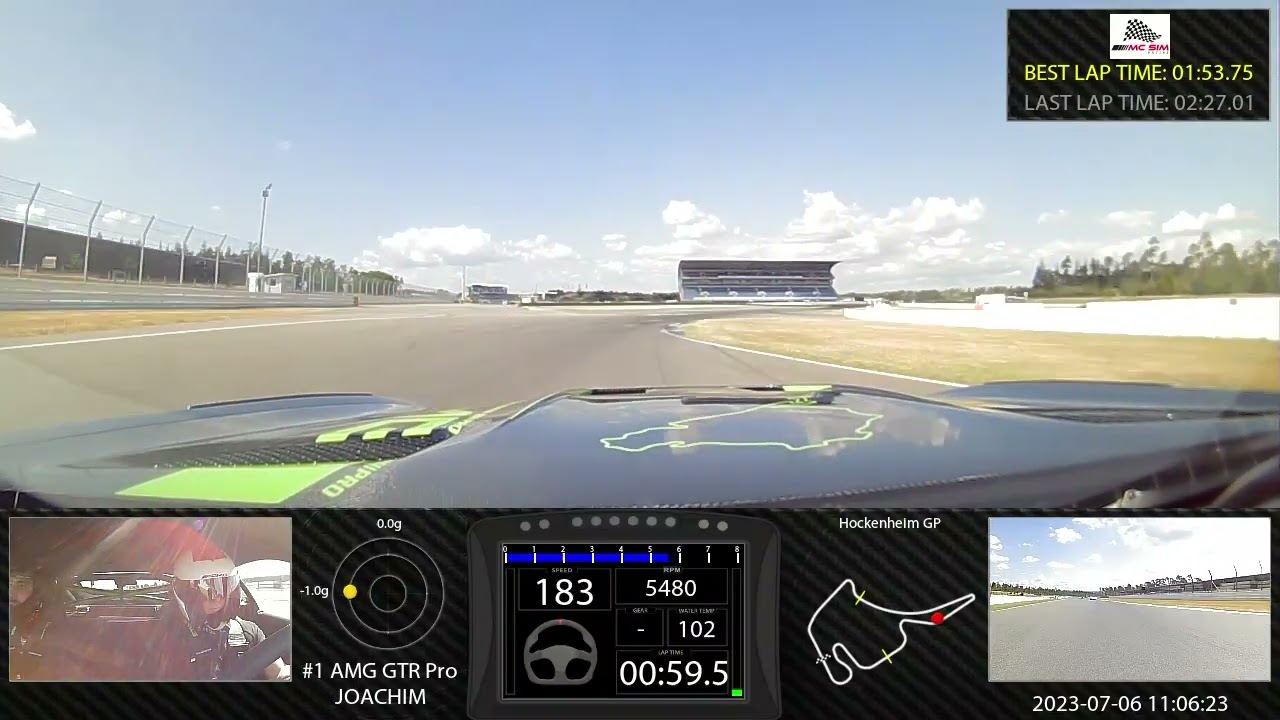 RENNTAXI am Hockenheimring mit dem AMG GTR PRO
