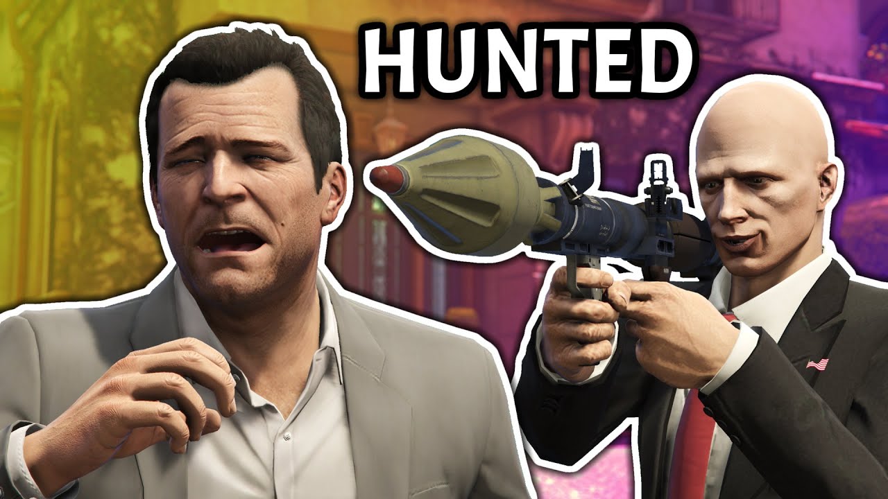 GTA 5, но за мной охотится Хитман