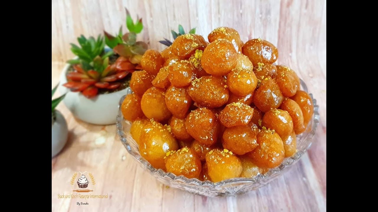Awamat Aweme Awame عوامة  frittierte Teigbällchen