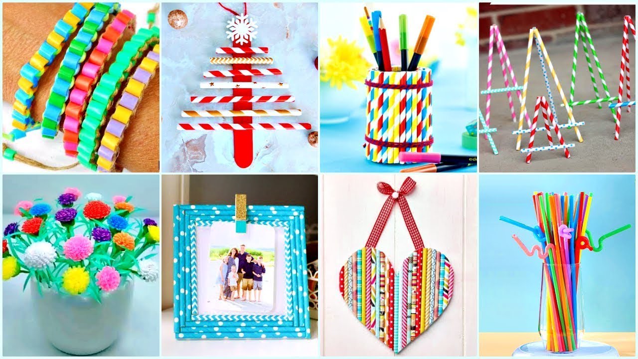 15 PROJETS DE BRICOLAGE AVEC DES PAILLES - BRICOLAGES INCROYABLES AVEC DES PAILLES & ASTUCES DE VIE