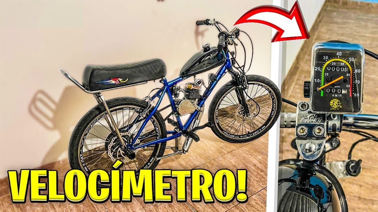 COLOQUEI VELOCÍMETRO QUE MARCA 80 KM NA MOTORIZADA