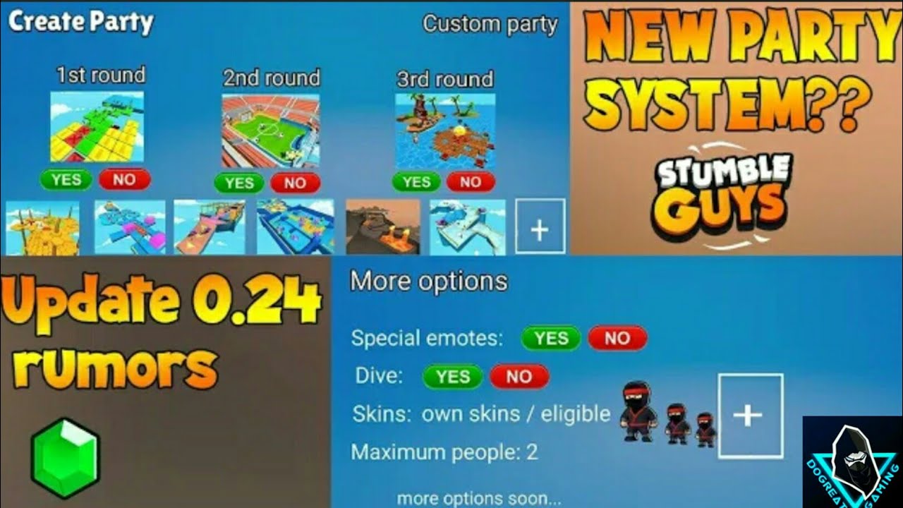 Custom Room Update!! || Stumble Guys New Update