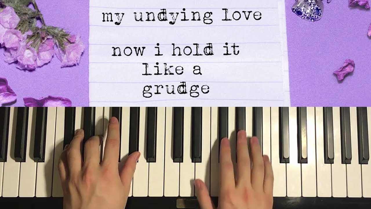 Olivia Rodrigo - the grudge (Piano Tutorial Lesson)