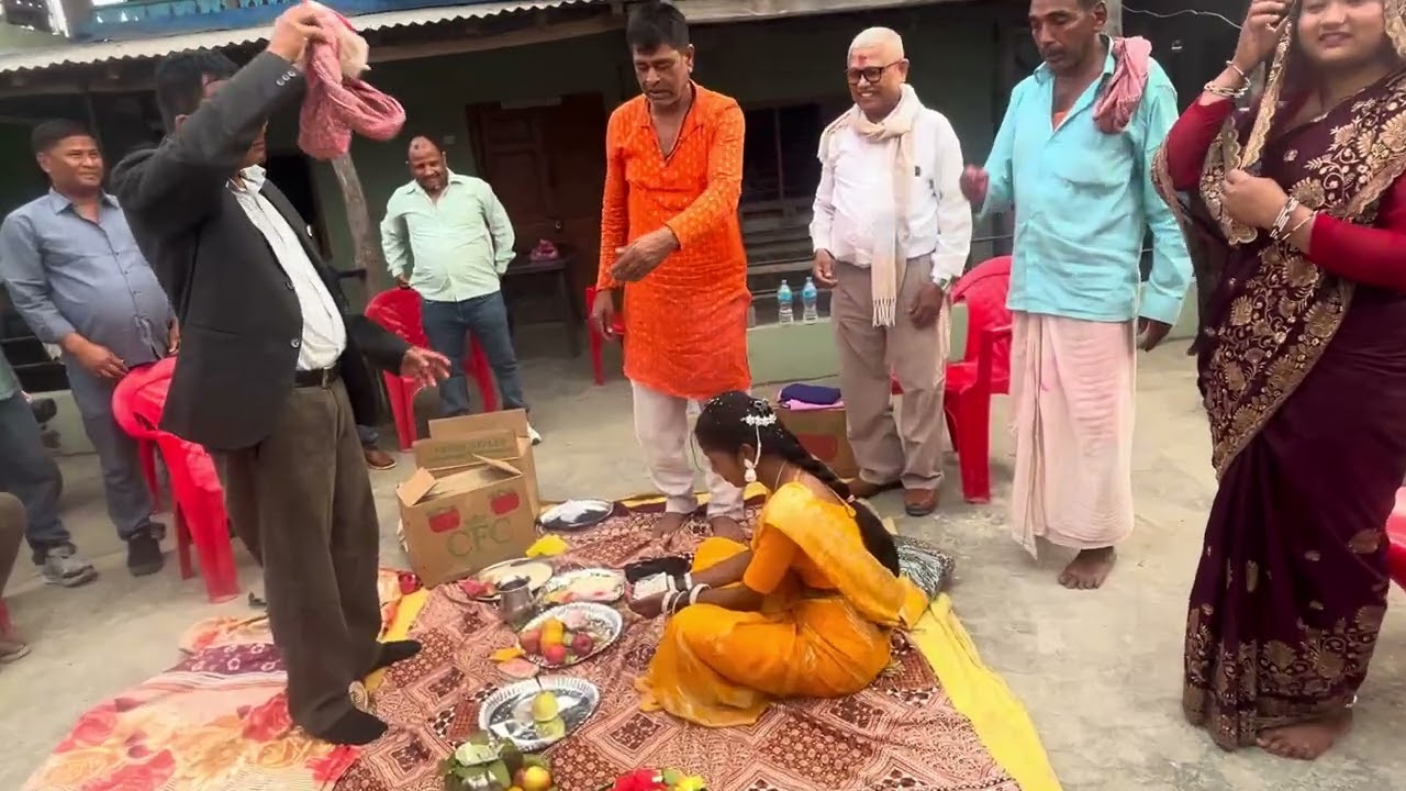 Tharu culture badani in Rautahat Nepal 