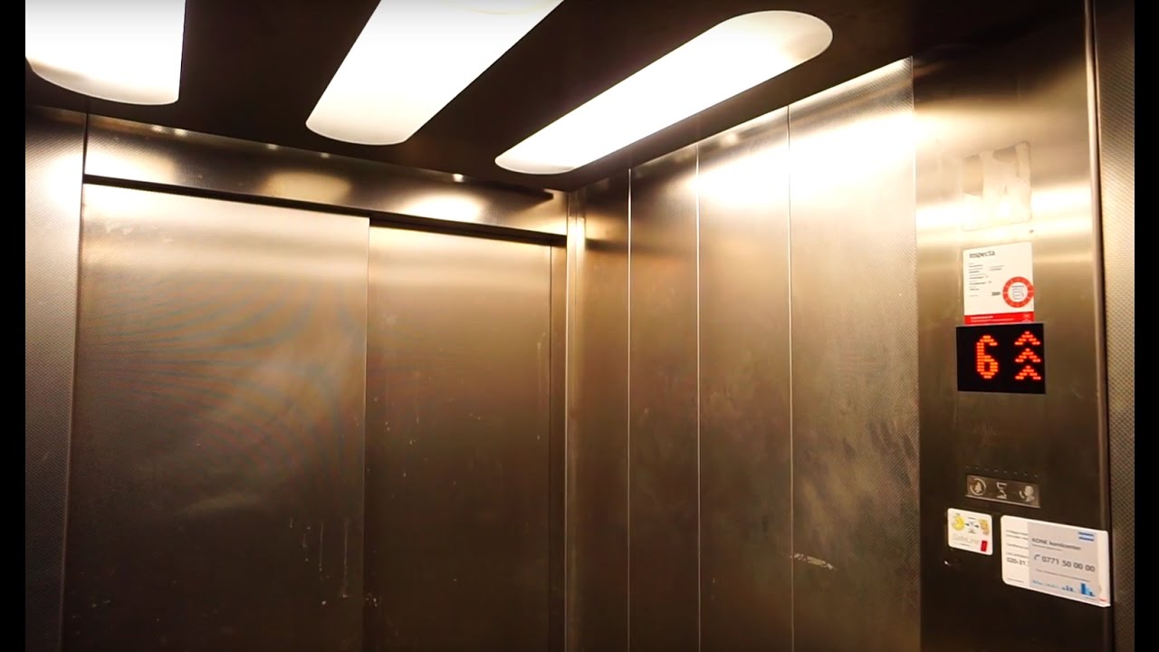 Sweden, Stockholm, Huddinge Centrum, Forellvägen 3, KONE elevator