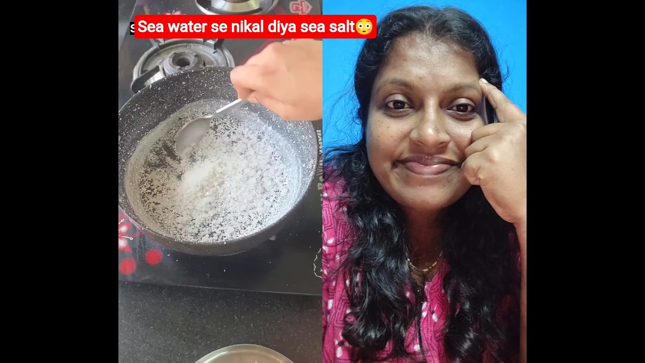 "Sea water ka sea salt bana diya." 🤩🤣🤯 