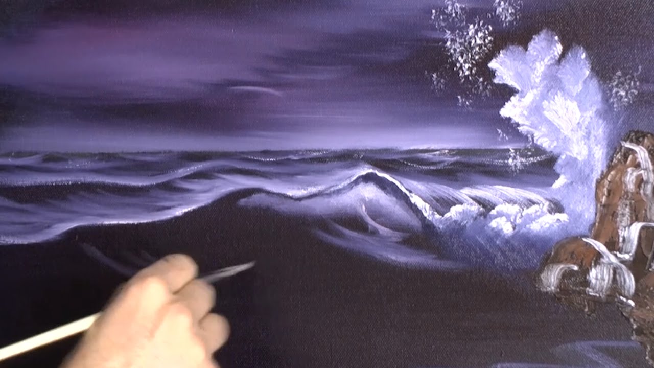 Purple Sea - Painting Lesson