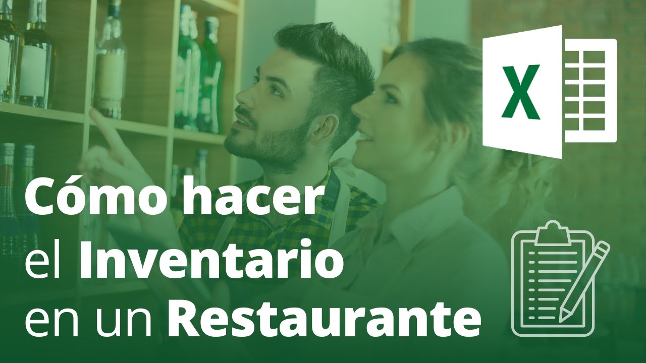 Cómo hacer el INVENTARIO DE UN RESTAURANTE ✅ Plantilla Excel Control de inventarios en restaurantes
