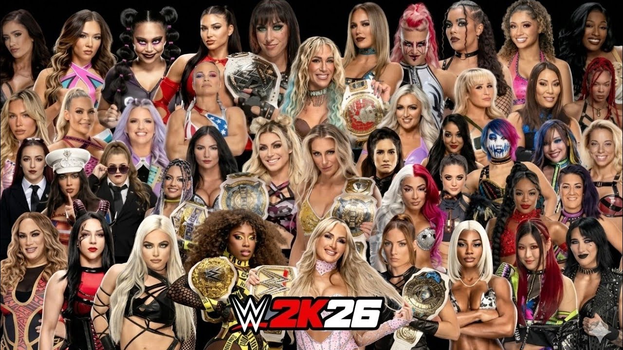 WWE 2k26 women's rosters 