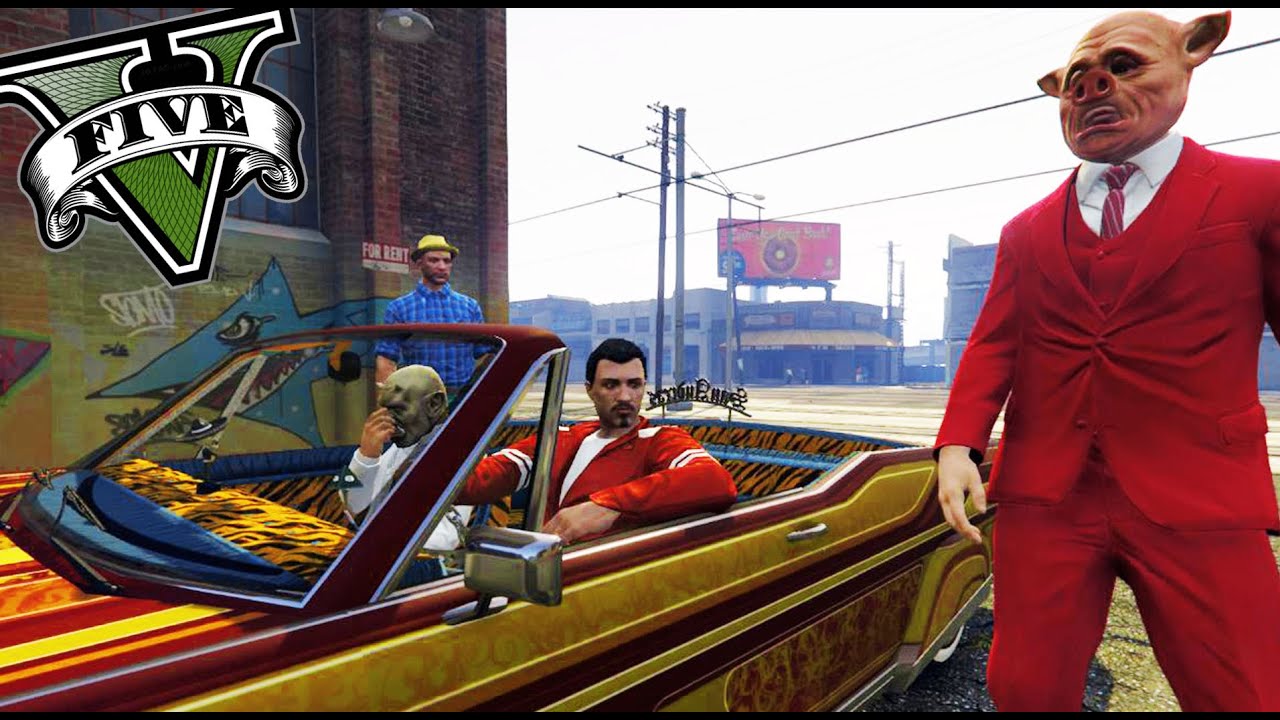 GTA V Online - LOS NIGGIS DE LA CIUDAD XD - NexxuzHD