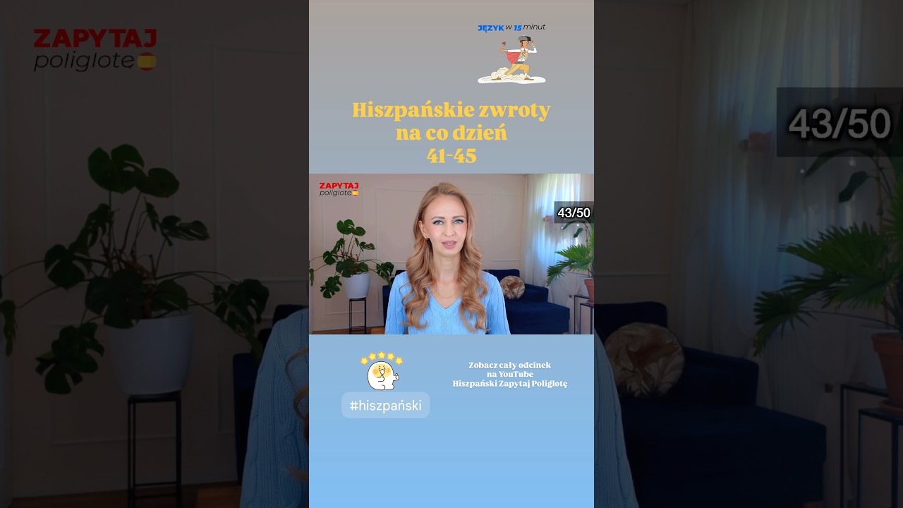 Hiszpańskie zwroty na co dzień #lekcja #hiszpanski #hiszpania