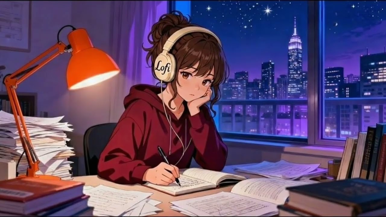 Late Night Study Lofi 1 Hour 📖 | เพลงอ่านหนังสือดึก มีสมาธิ