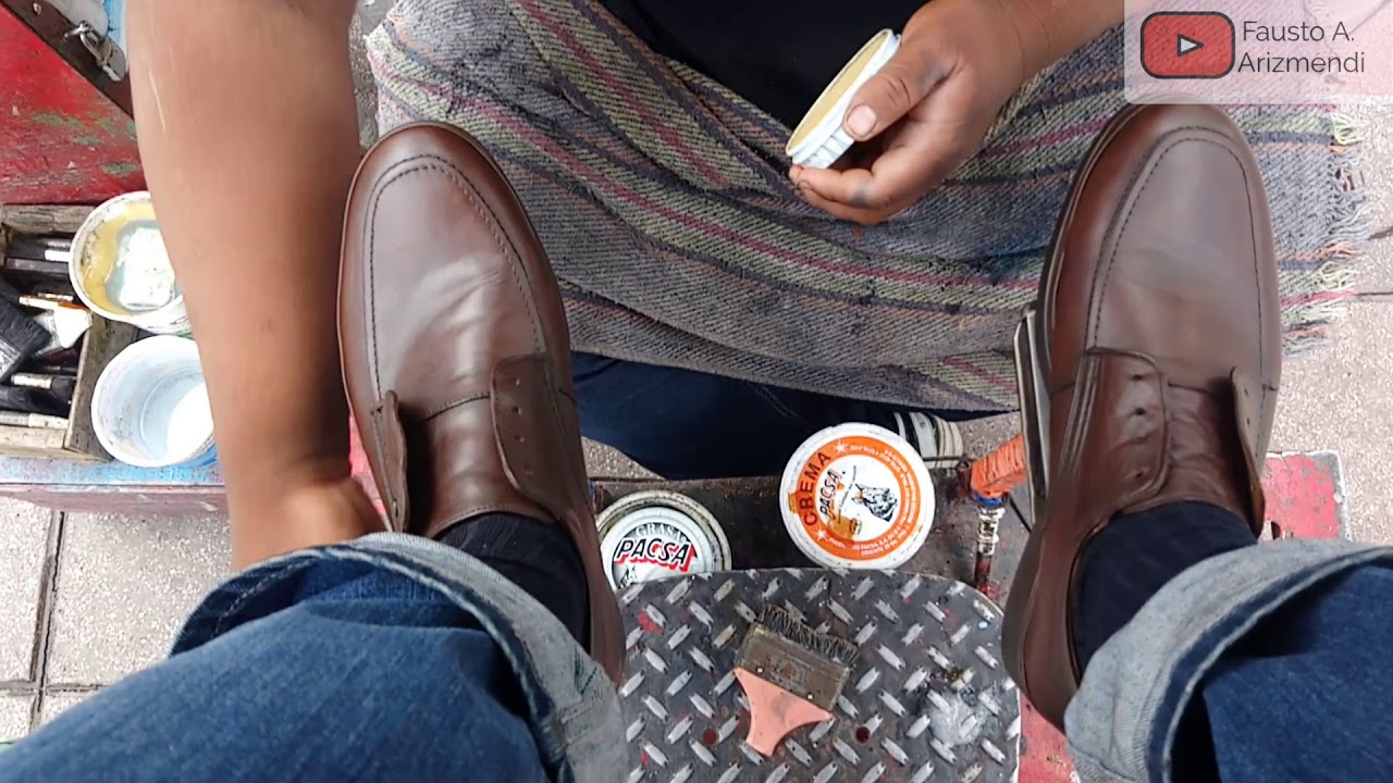 S2E73 Relaxing shoe shine cuautitlan Mexico/lustrada relajante cuautitlan Mx ASMR