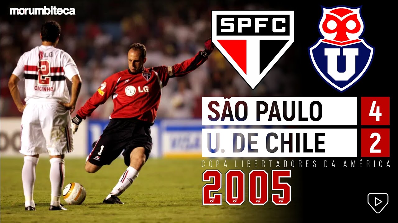 São Paulo 4x2 Universidad de Chile - 2005 - NA PRESSÃO DO MORUMBI, O SHOW TRICOLOR NA LIBERTADORES!