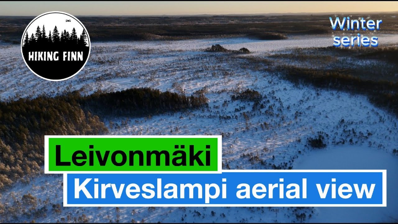 Leivonmäki National park - Kirveslampi Aerial View