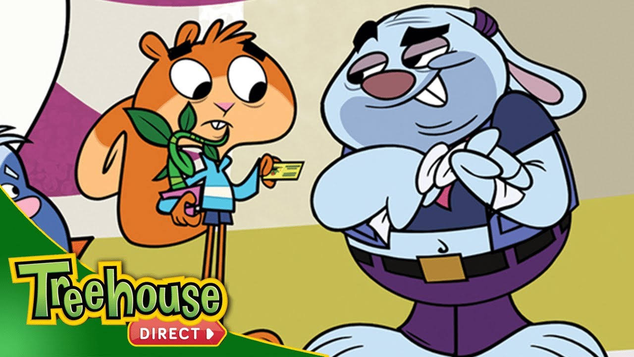 Scaredy Squirrel - Lean Green Fighting Machine / Nutters Almanac | FULL EPISODE | TREEHOUSE DIRECT