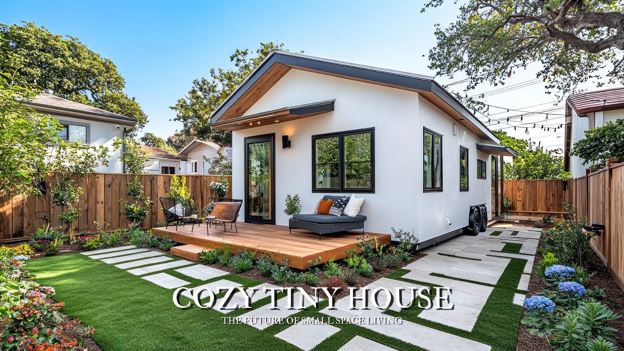 Ultimate Cozy Tiny Houses with Gorgeous Courtyards: The Future of Small Space Living