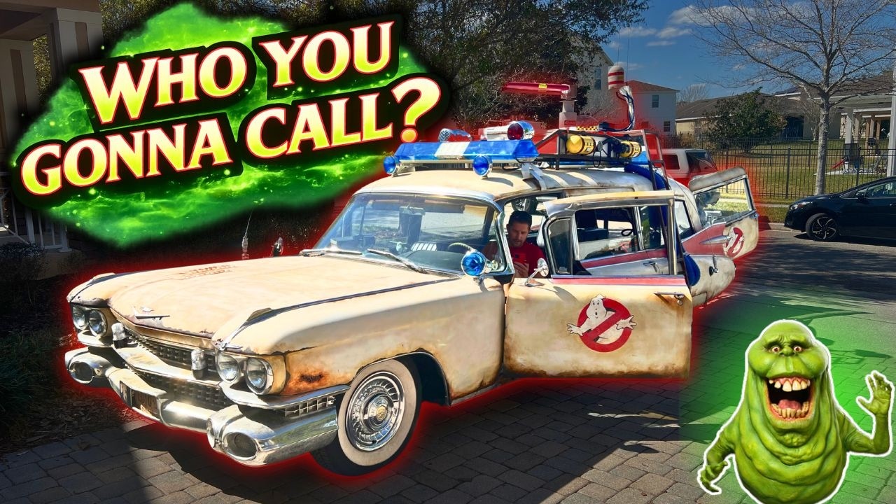 You've GOT to see this guys Ghostbusters Ecto 1 car!