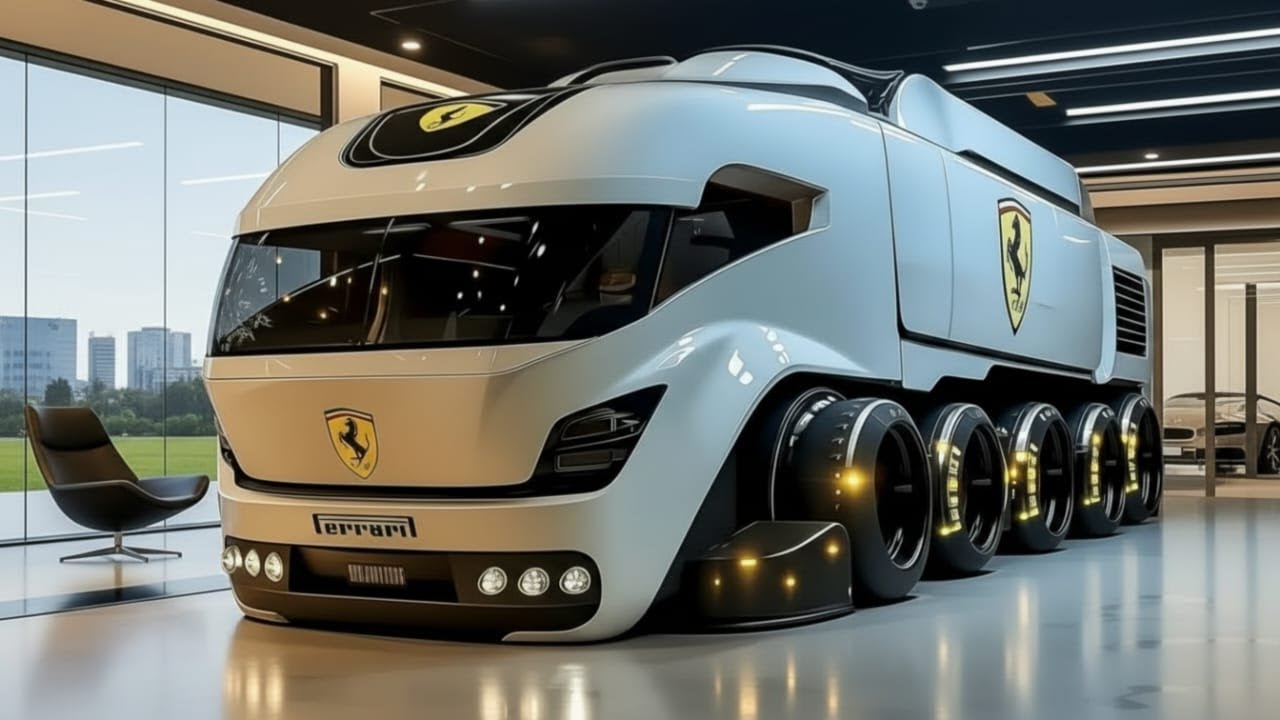 Ferrari&rsquo;s INSANE 12-Wheel Motorhome 😱 A $10M Supercar Mansion on Wheels!