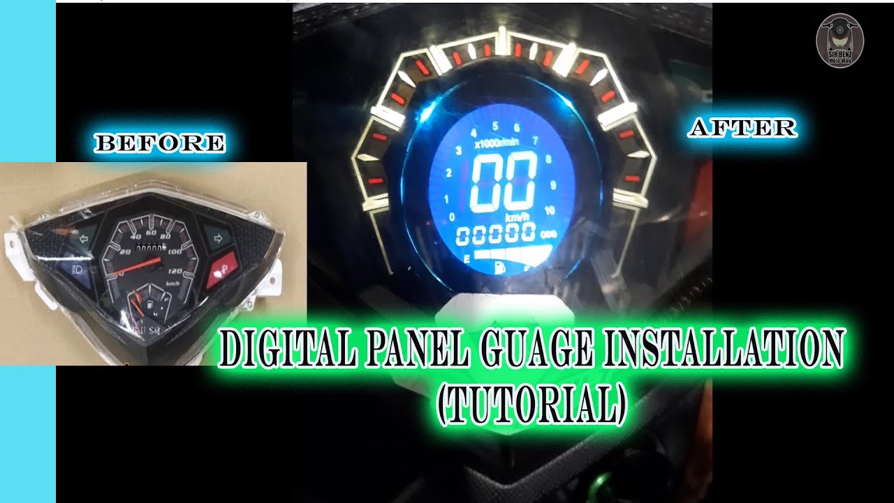 DIGITAL GUAGE INSTALLATION/ RUSI PASSION/ RPM GUAGE