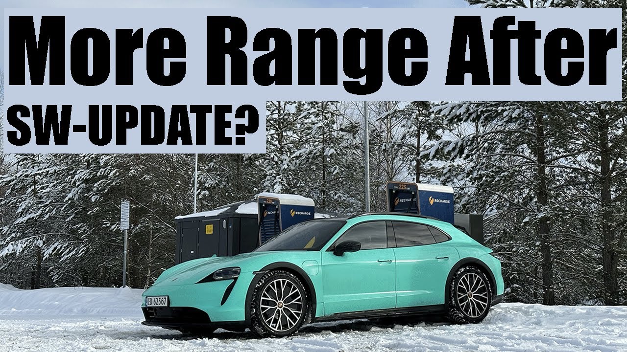 120kph/75mph Range Test In Porsche 4 Taycan Cross Turismo (Post SW-UPDATE)