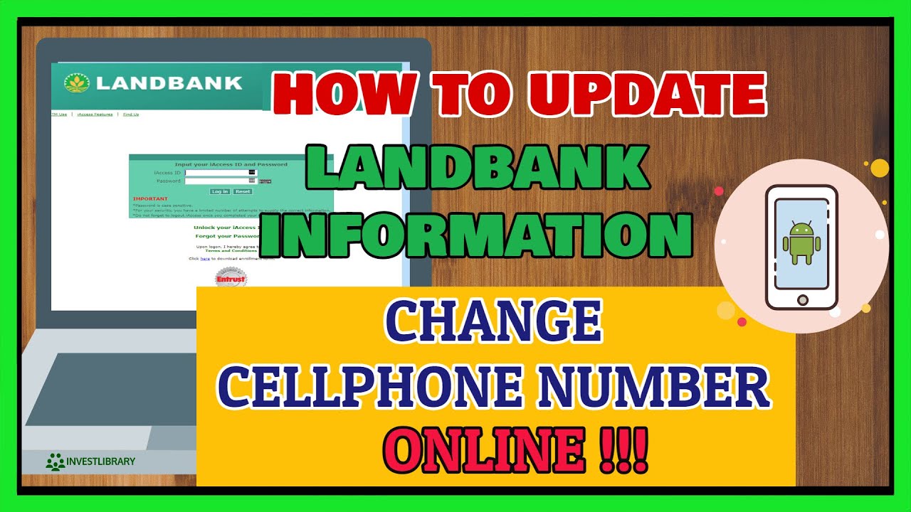 Landbank Update Account How to Update Landbank Information [ Update Landbank Cellphone Number ]