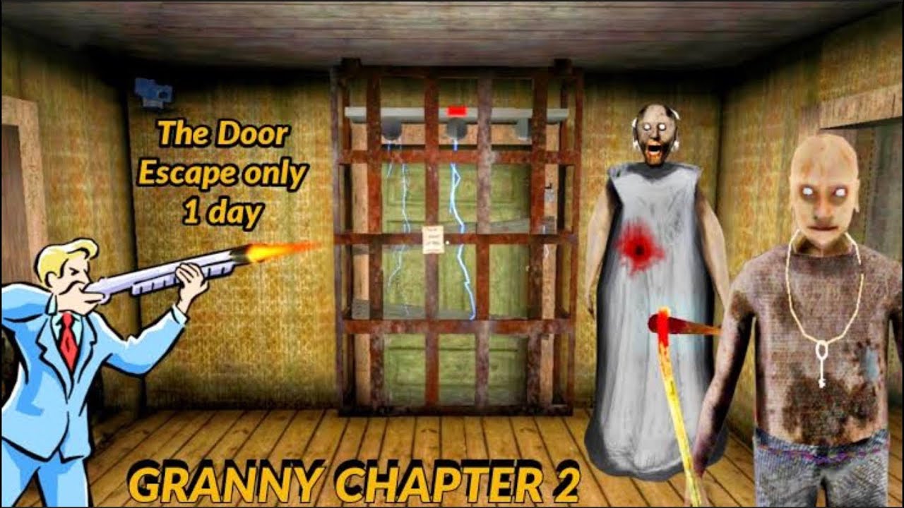 Craziest door escape ( GRANNY CHAPTER TWO )