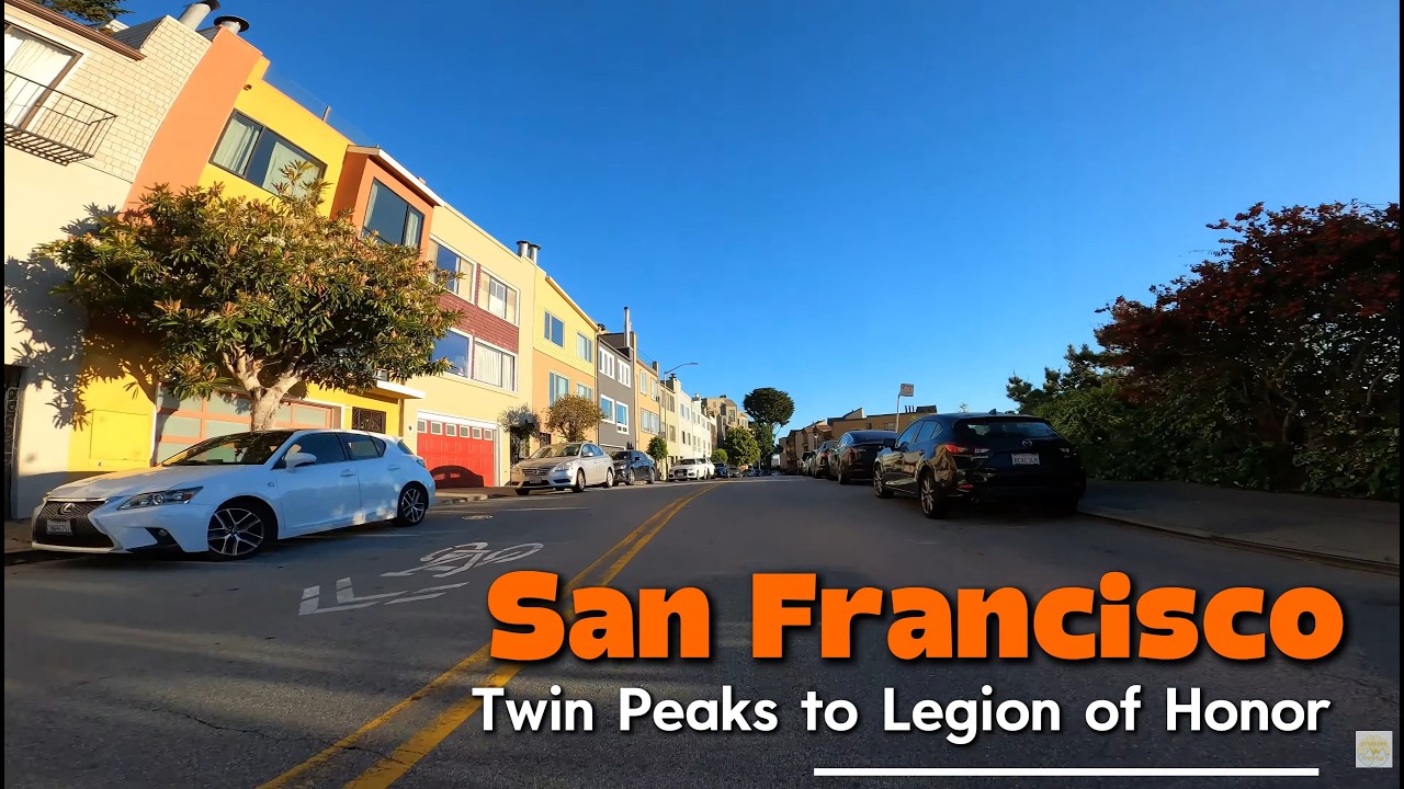 San Francisco: Twin Peaks to the Legion of Honor 4K Drive | Stunning Drives