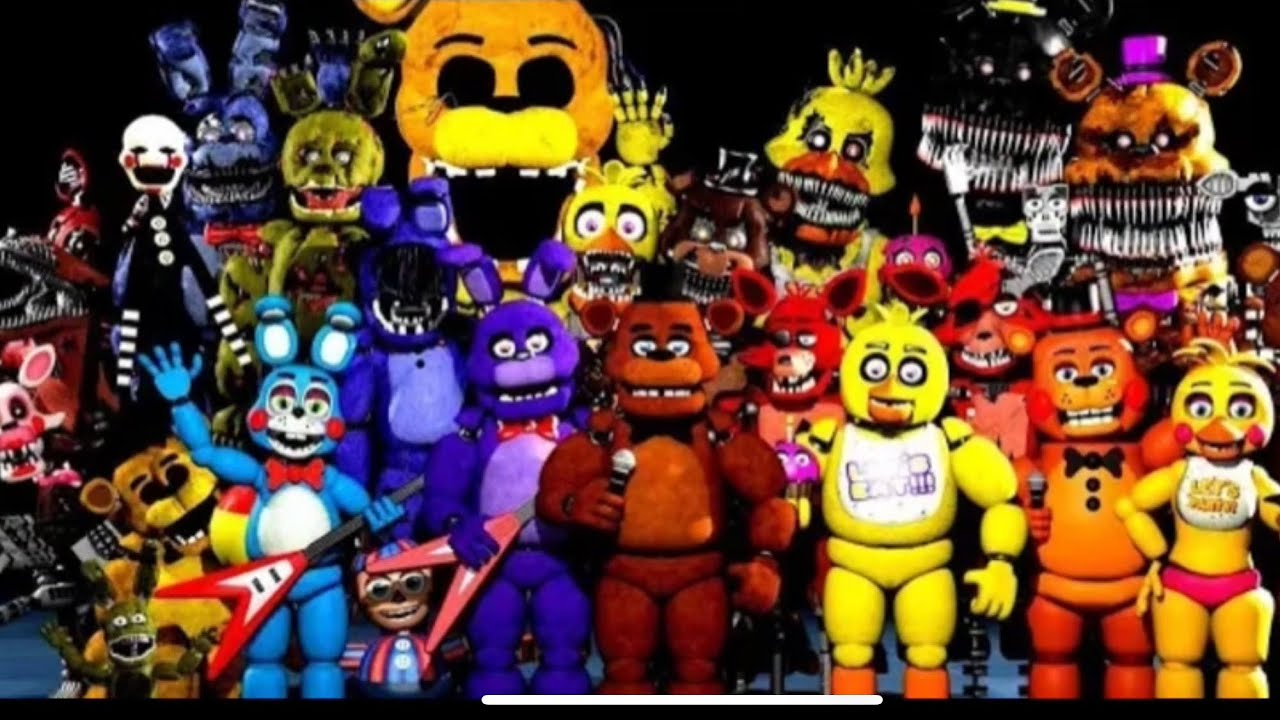 All FNaF characters sing the FNaF song