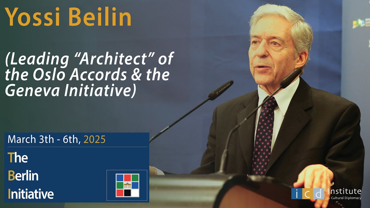 Yossi Beilin (Leading “Architect” of the Oslo Accords & the Geneva Initiative)