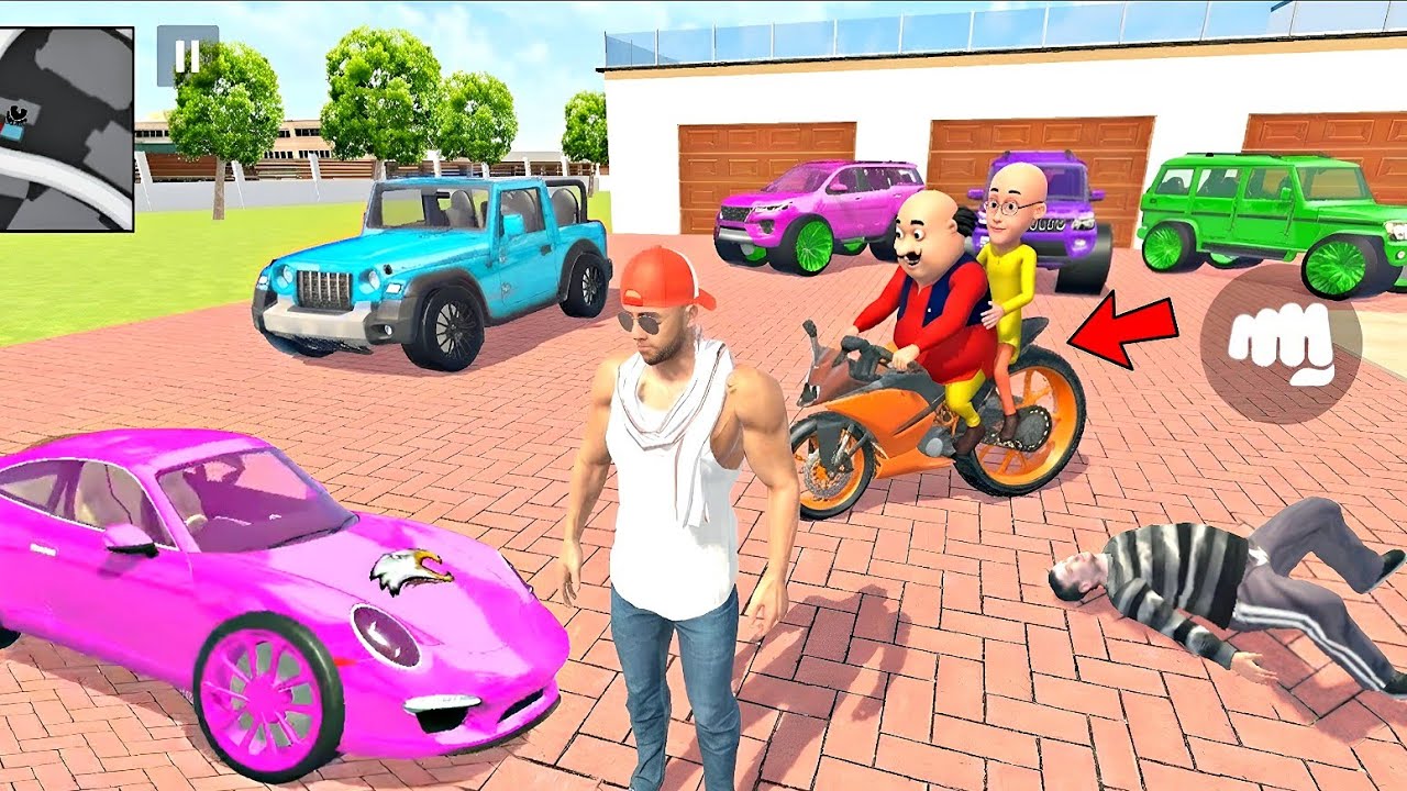 Franklin Ke Ghar Aaj Motu Patlu Aa Gaye 💥😱 Indian Theft Auto Simulator 🥳💥Indian Theft aura Simulator