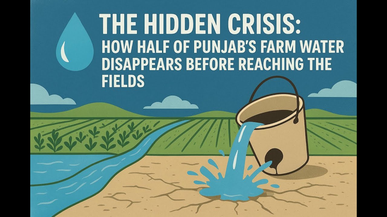 The Hidden Crisis: How Half of Punjab&rsquo;s Farm Water Disappears Before Reaching the Fields